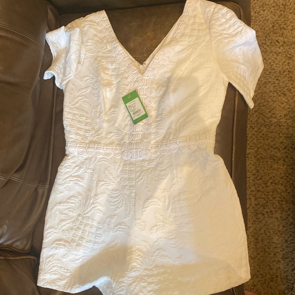 White Lilly Romper